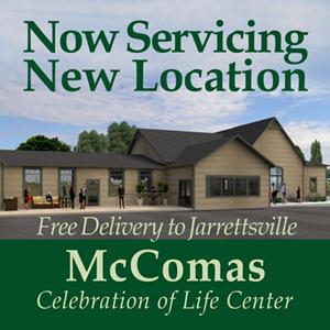 NOW SERVICING McComas Celebration of Life Center Jarrettsville – FLOWERS BY BAUERS & GREENHOUSE, Jarrettsville MD