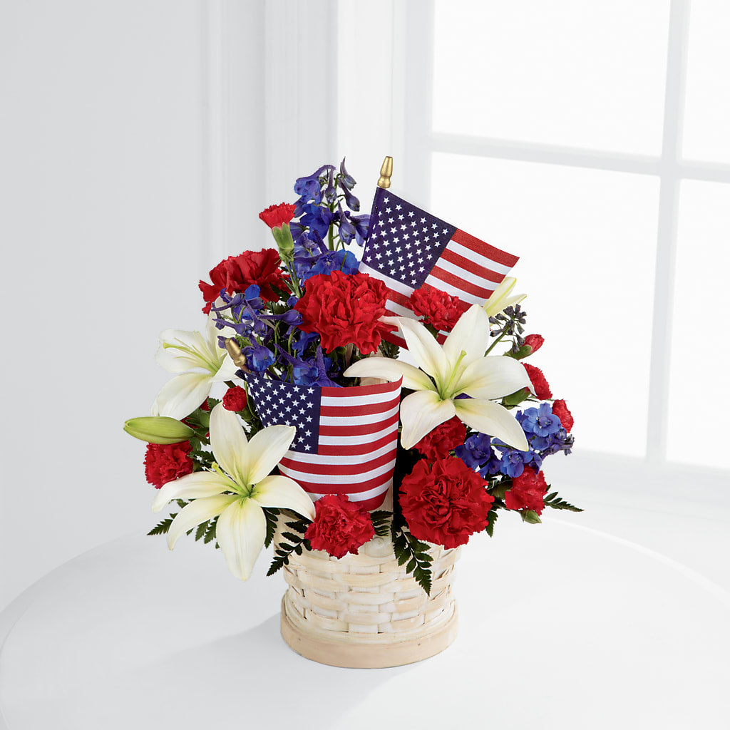 American Glory Bouquet – FLOWERS BY BAUERS & GREENHOUSE, Jarrettsville MD