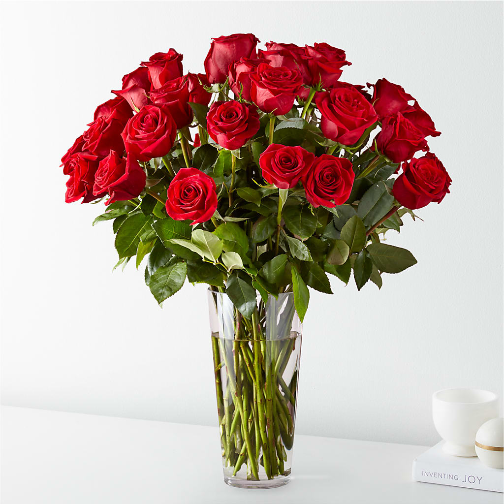 Long Stem Red Rose Bouquet – FLOWERS BY BAUERS & GREENHOUSE, Jarrettsville MD