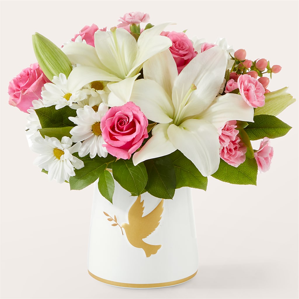 Whispers of Comfort Bouquet – FLOWERS BY BAUERS & GREENHOUSE, Jarrettsville MD