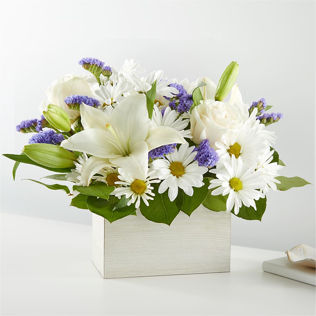 Beyond Blue Box Bouquet – FLOWERS BY BAUERS & GREENHOUSE, Jarrettsville MD