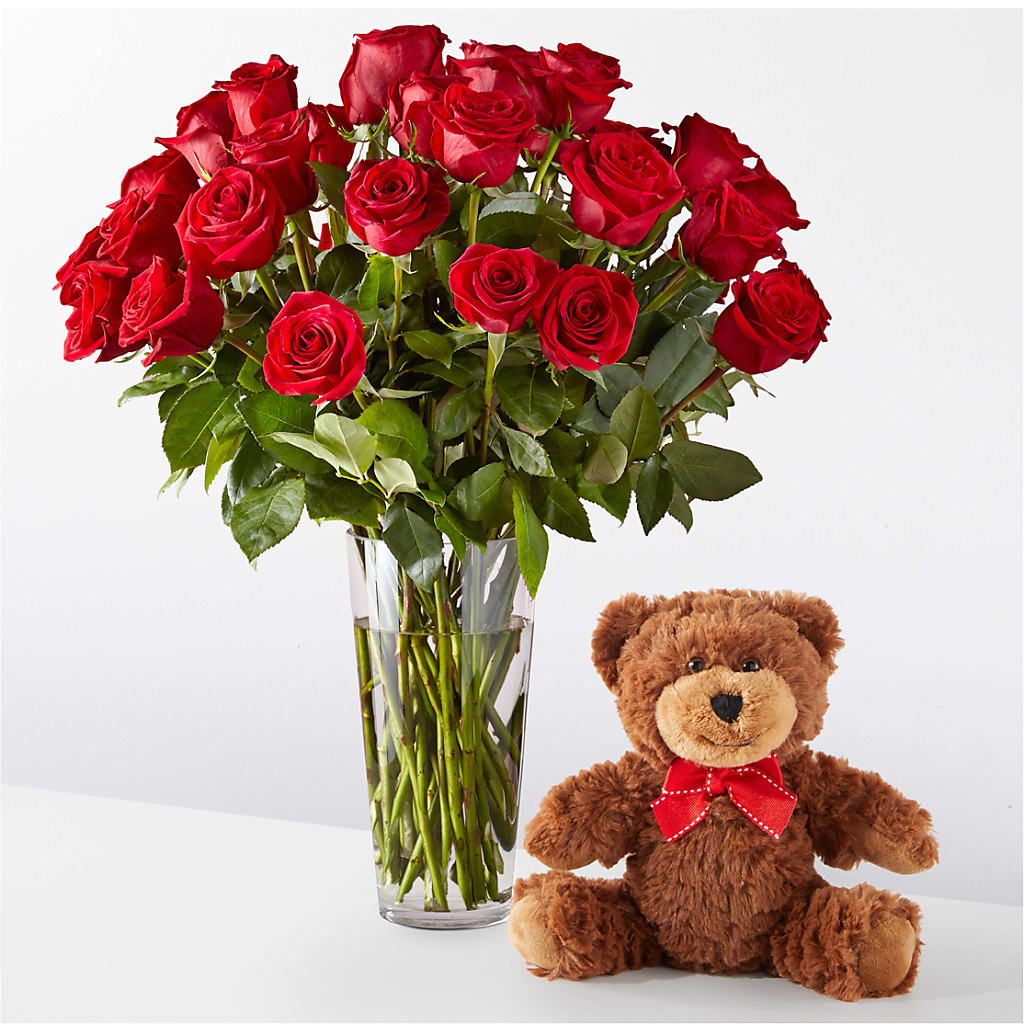 Romantic Long Stem Red Rose Bouquet Bundles – FLOWERS BY BAUERS & GREENHOUSE, Jarrettsville MD
