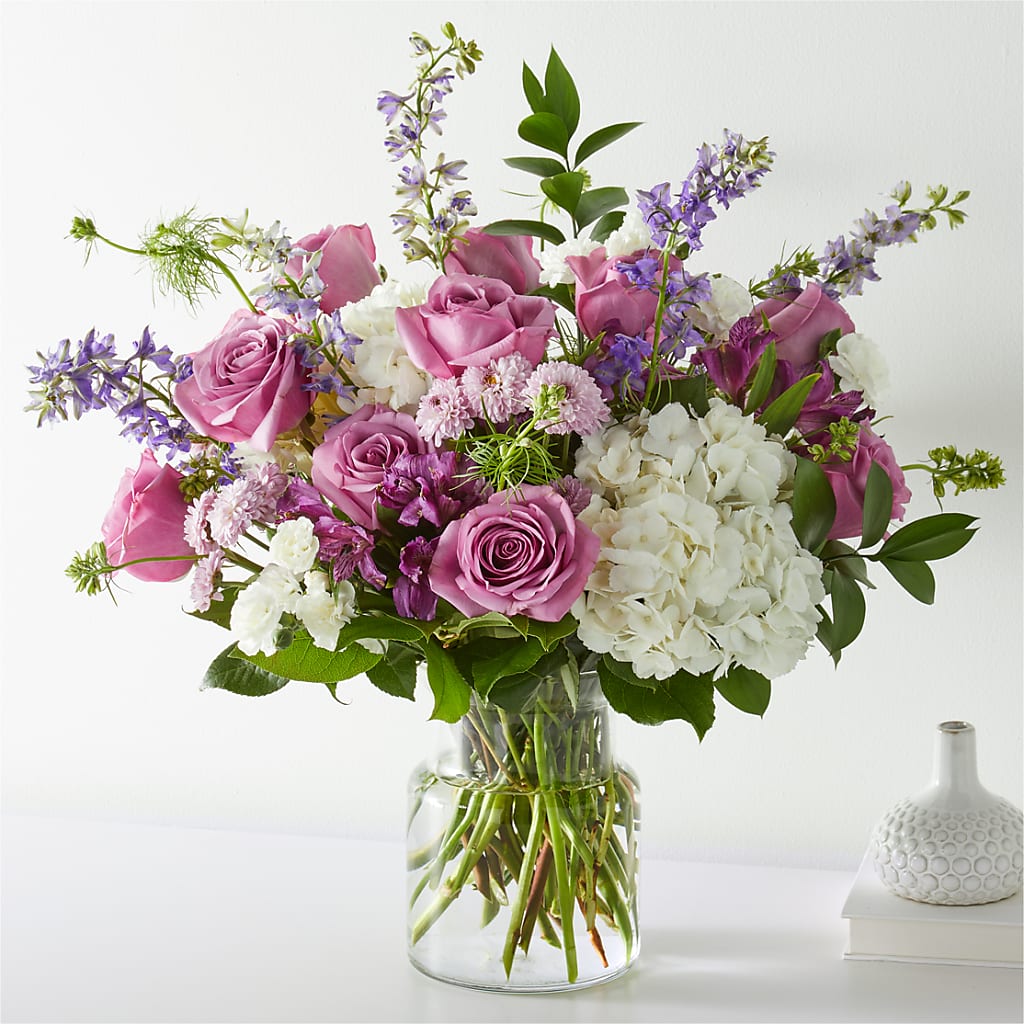 Violet Caress Bouquet – FLOWERS BY BAUERS & GREENHOUSE, Jarrettsville MD