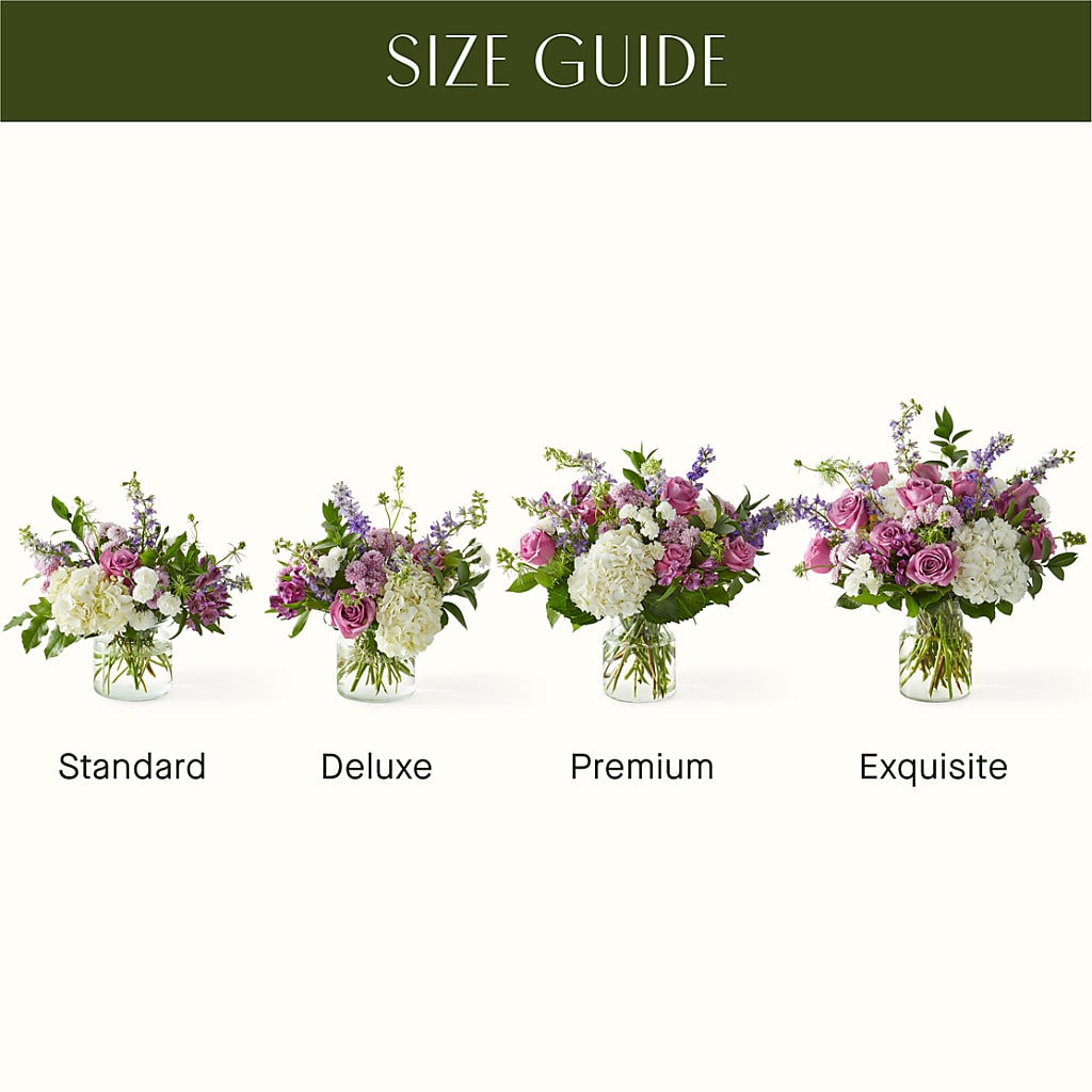 Violet Caress Bouquet – FLOWERS BY BAUERS & GREENHOUSE, Jarrettsville MD