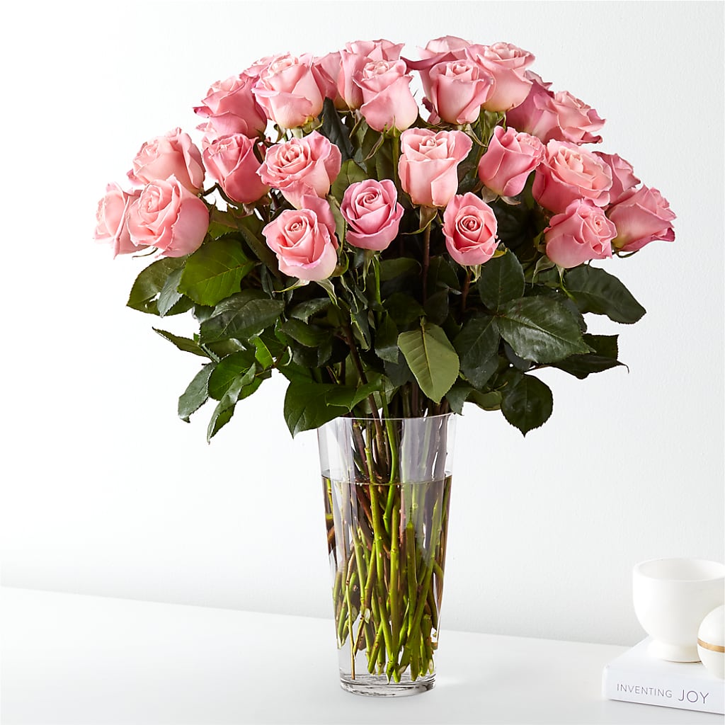 Long Stem Pink Rose Bouquet – FLOWERS BY BAUERS & GREENHOUSE, Jarrettsville MD