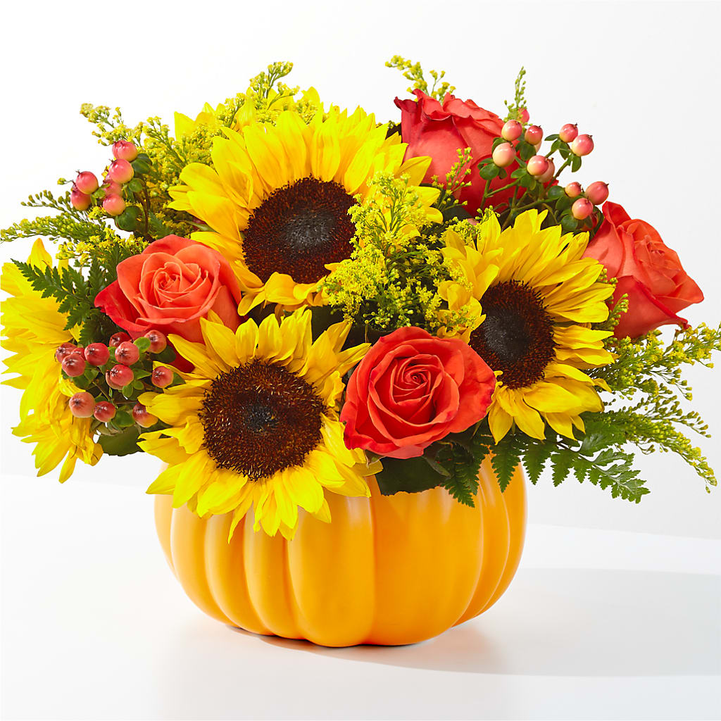 Pick of the Patch Pumpkin Bouquet – FLOWERS BY BAUERS & GREENHOUSE, Jarrettsville MD