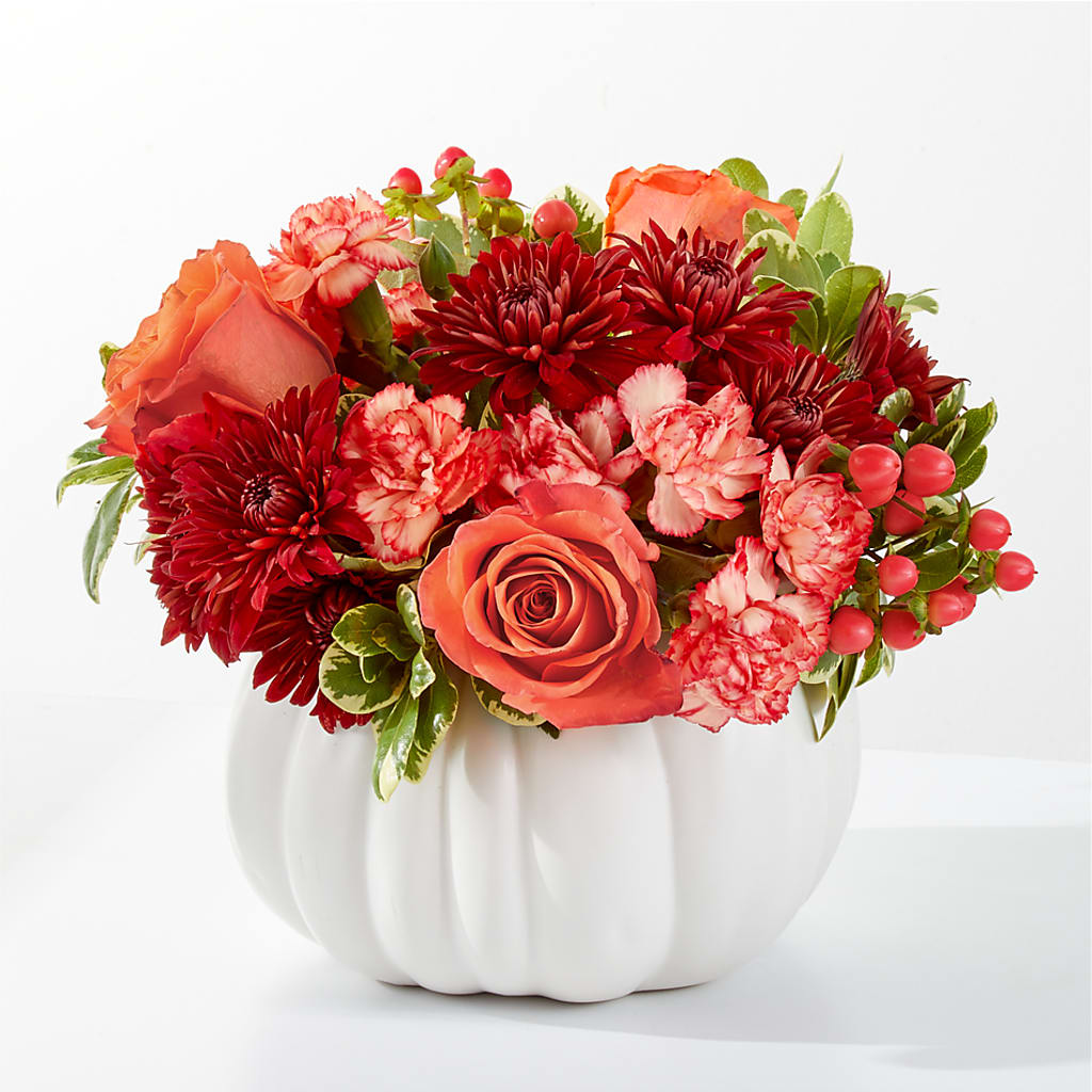 Autumn Air Pumpkin Bouquet – FLOWERS BY BAUERS & GREENHOUSE, Jarrettsville MD