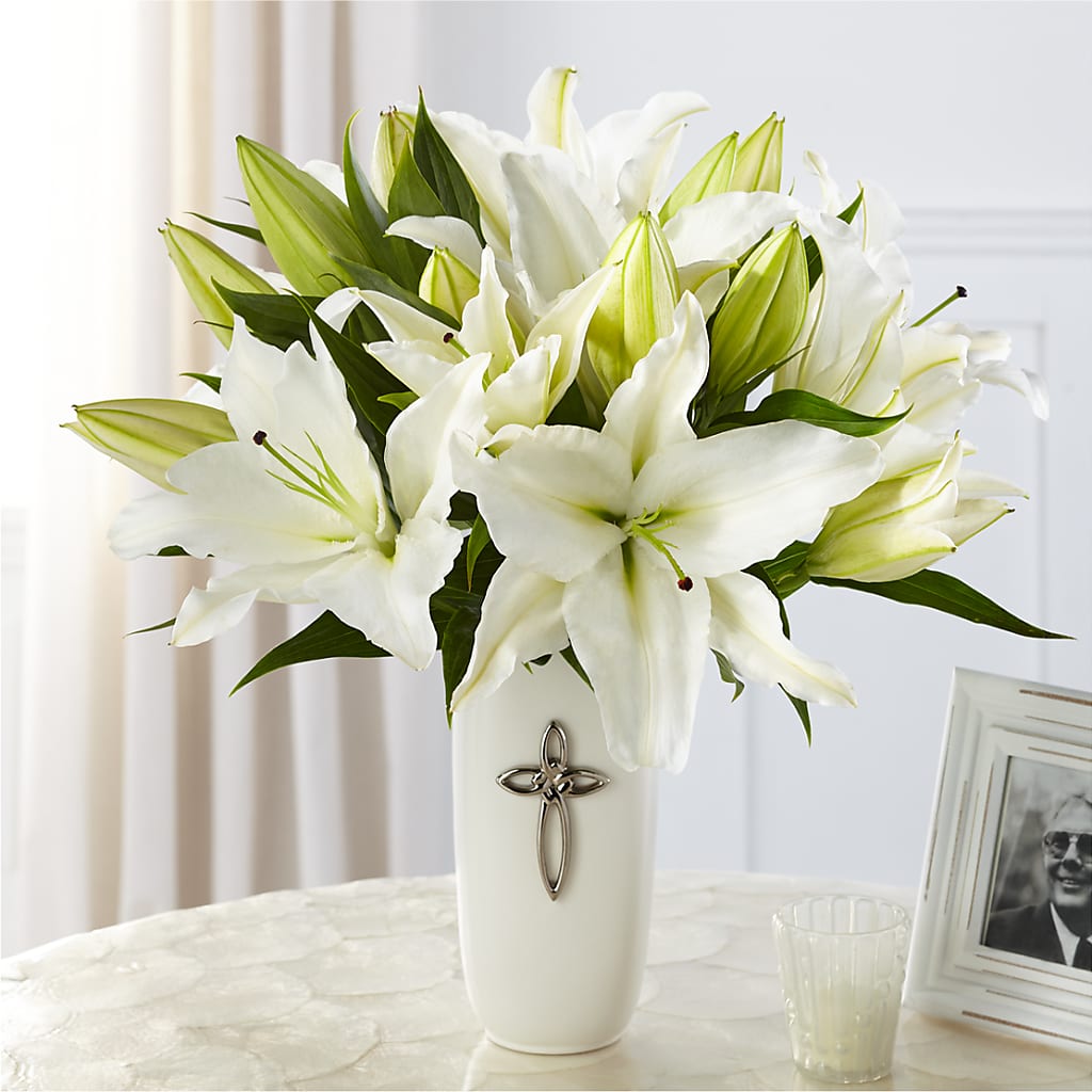 Faithful Blessings Bouquet – FLOWERS BY BAUERS & GREENHOUSE, Jarrettsville MD