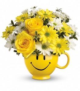 Flowers By Bauers Smiley Mug Bouquet – FLOWERS BY BAUERS & GREENHOUSE, Jarrettsville MD