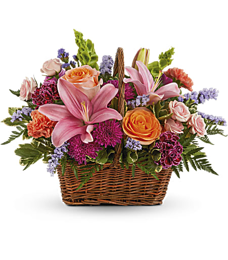 Blooming Joy Basket – FLOWERS BY BAUERS & GREENHOUSE, Jarrettsville MD