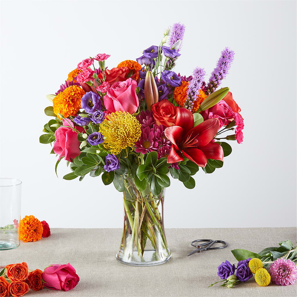 Feast of Color – A Florist Original – FLOWERS BY BAUERS & GREENHOUSE, Jarrettsville MD