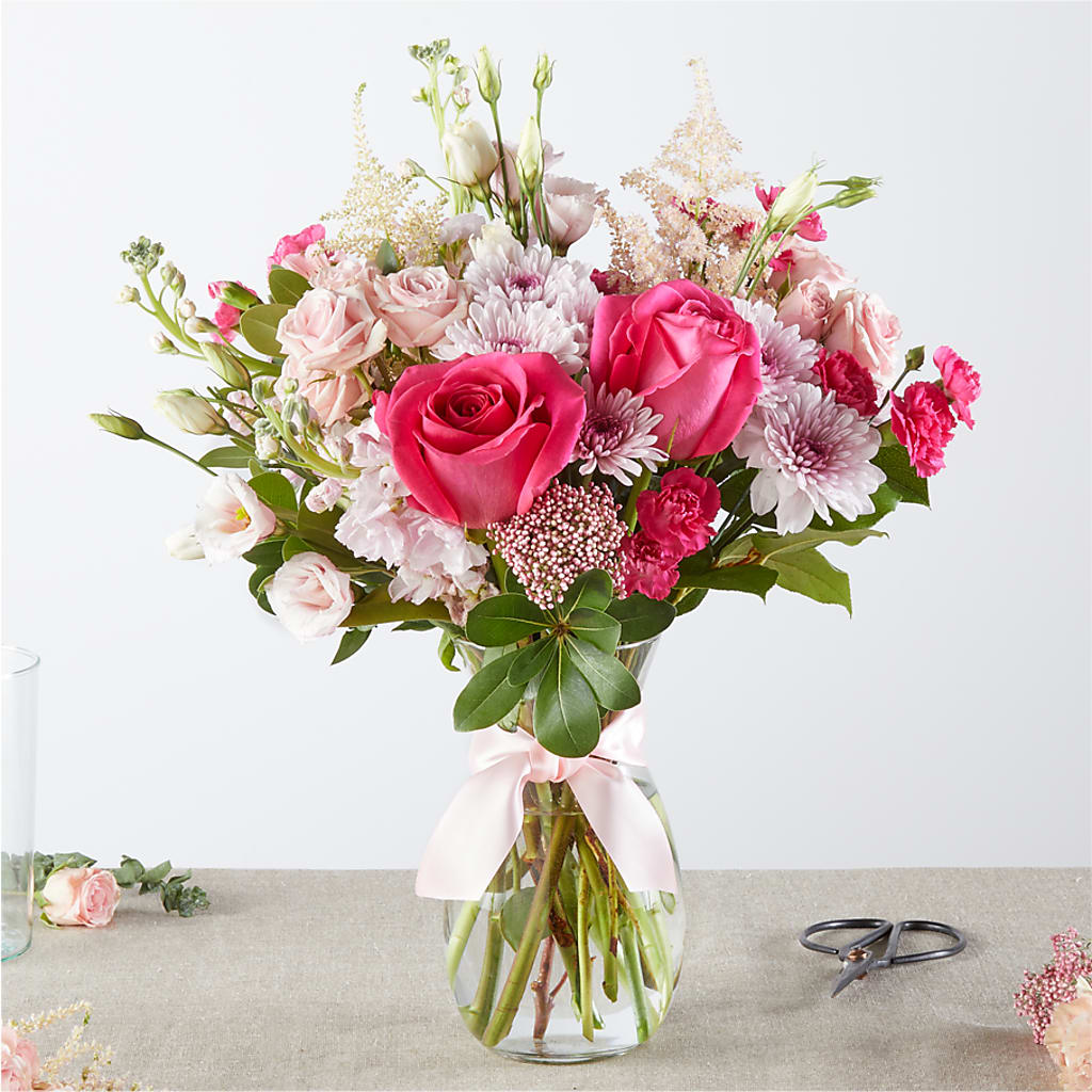 Pink Ribbon - A Florist Original – FLOWERS BY BAUERS & GREENHOUSE, Jarrettsville MD
