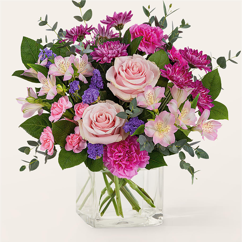 Rosy Radiance Bouquet – FLOWERS BY BAUERS & GREENHOUSE, Jarrettsville MD