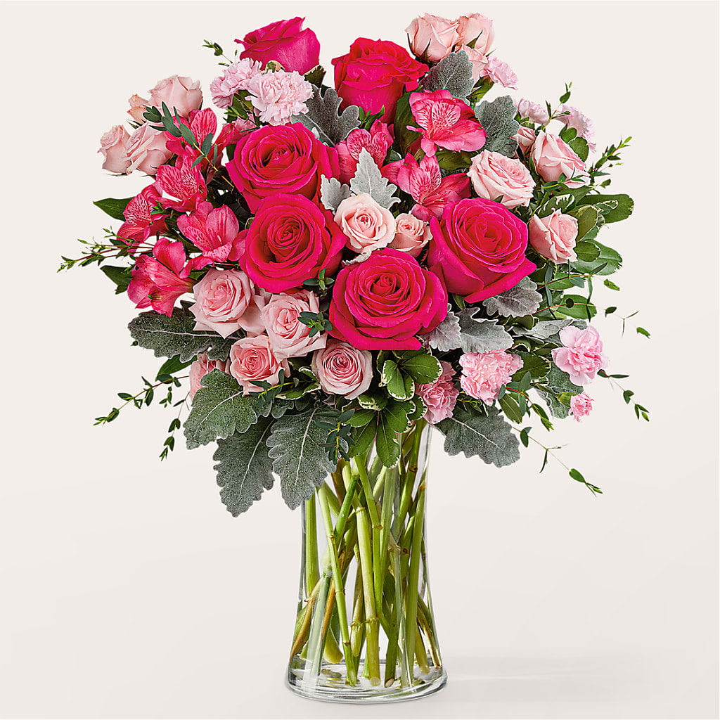Tickled Pink Bouquet – FLOWERS BY BAUERS & GREENHOUSE, Jarrettsville MD