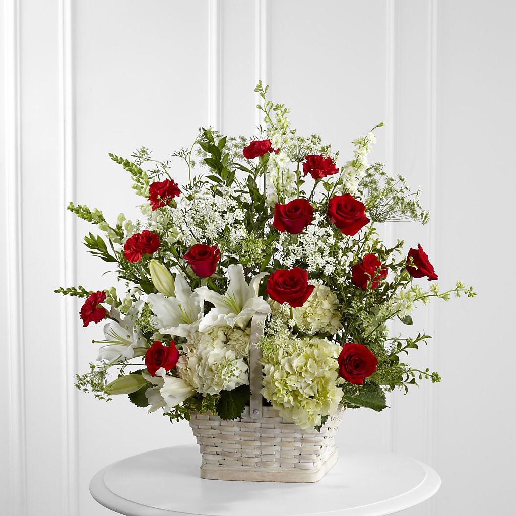 In Loving Memory Arrangement – FLOWERS BY BAUERS & GREENHOUSE, Jarrettsville MD