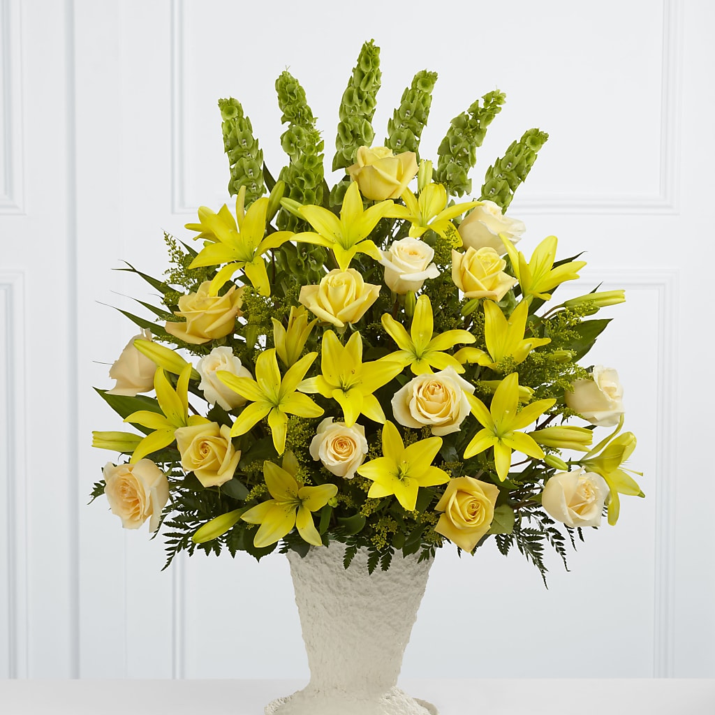 Golden Memories Arrangement – FLOWERS BY BAUERS & GREENHOUSE, Jarrettsville MD