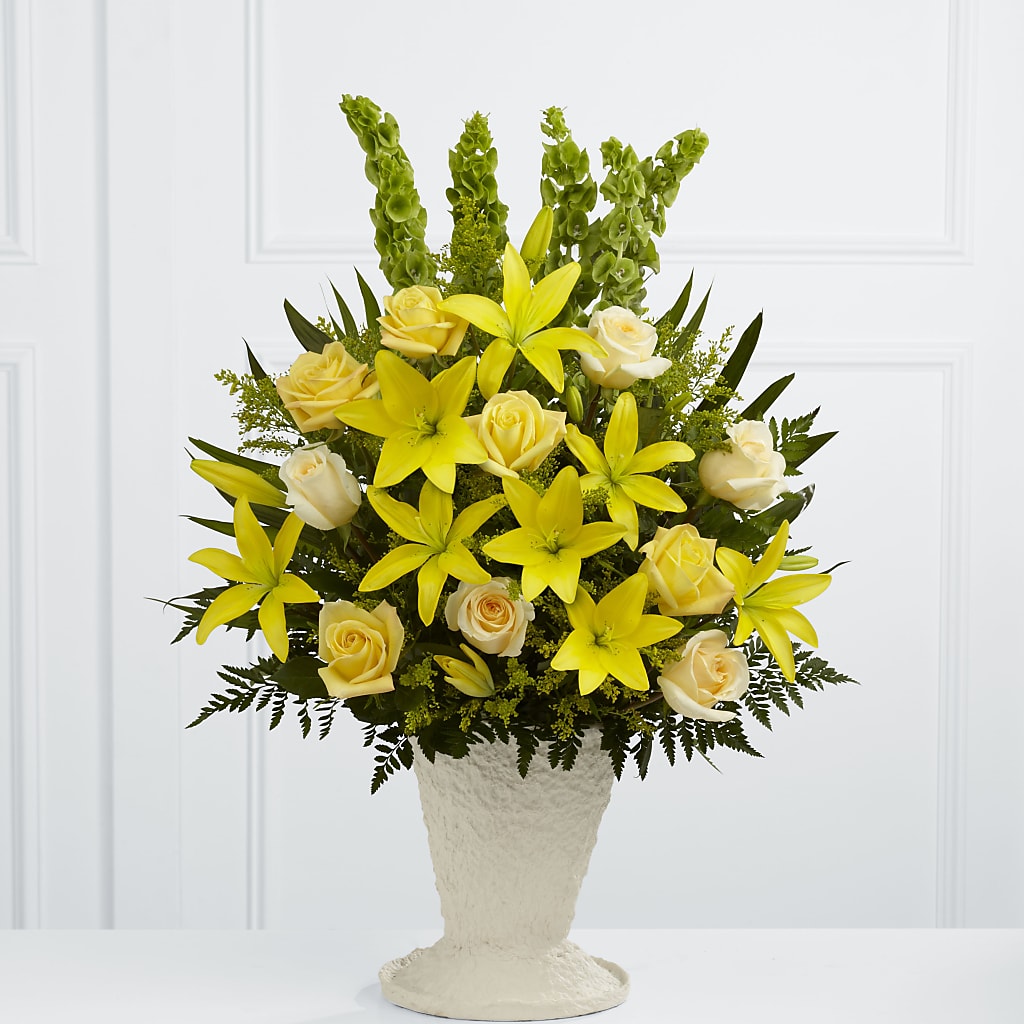 Golden Memories Arrangement – FLOWERS BY BAUERS & GREENHOUSE, Jarrettsville MD