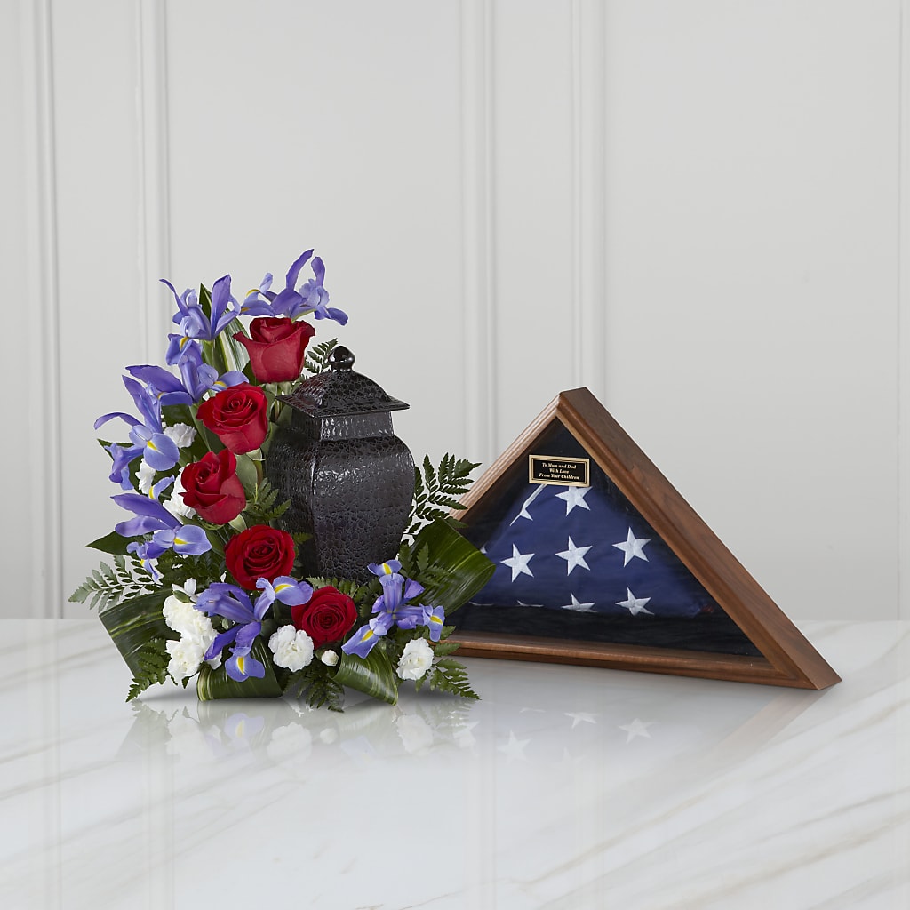 Patriotic Tribute Arrangement – FLOWERS BY BAUERS & GREENHOUSE, Jarrettsville MD