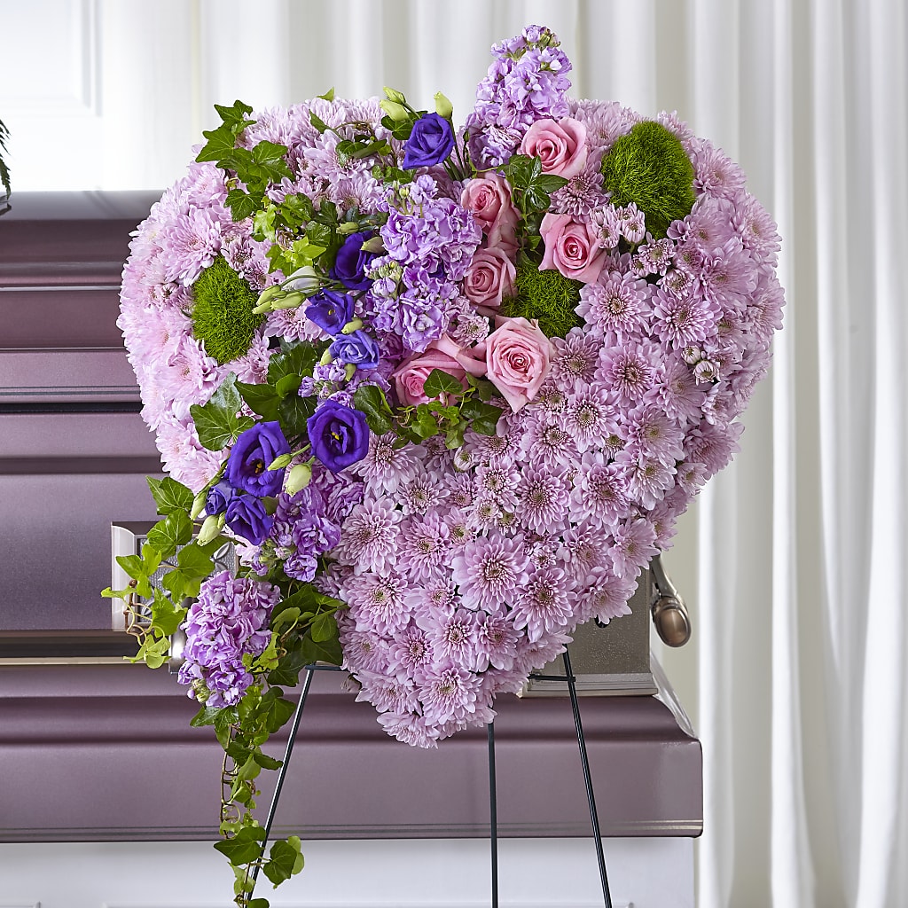 Treasured Love Standing Heart – FLOWERS BY BAUERS & GREENHOUSE, Jarrettsville MD