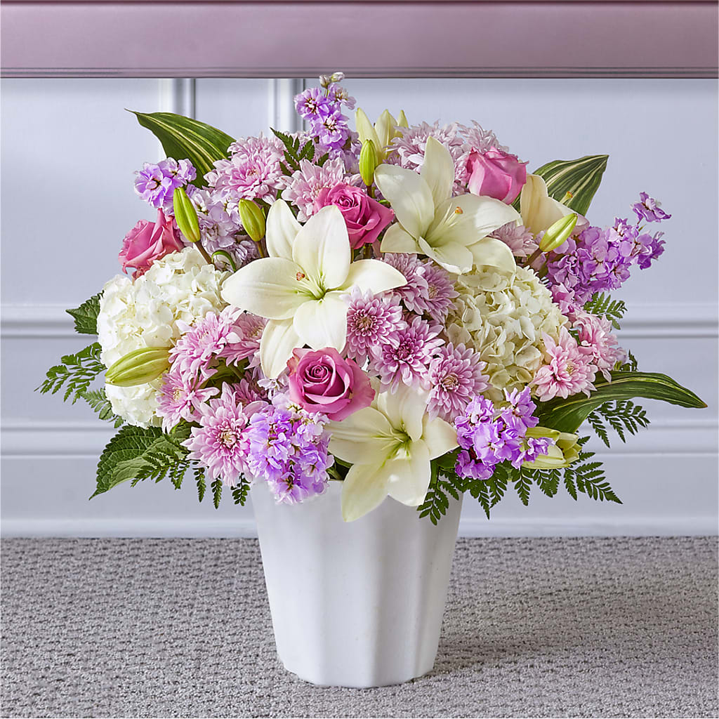Heaven Sent Floor Basket – FLOWERS BY BAUERS & GREENHOUSE, Jarrettsville MD