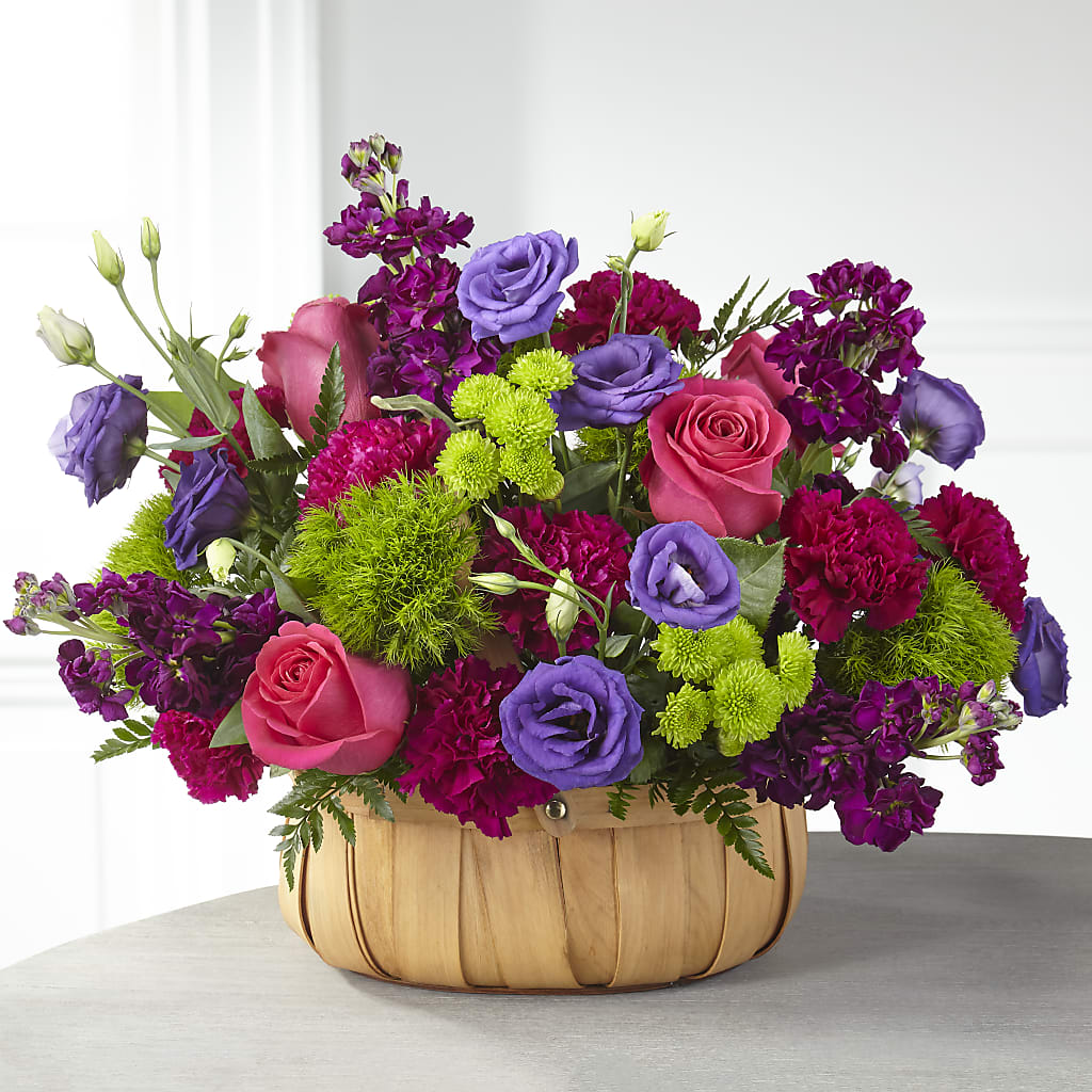 Serene Sanctuary Basket – FLOWERS BY BAUERS & GREENHOUSE, Jarrettsville MD