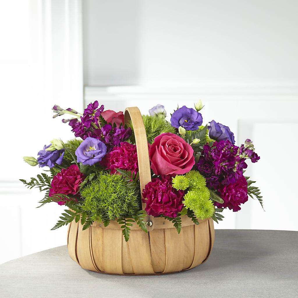 Serene Sanctuary Basket – FLOWERS BY BAUERS & GREENHOUSE, Jarrettsville MD