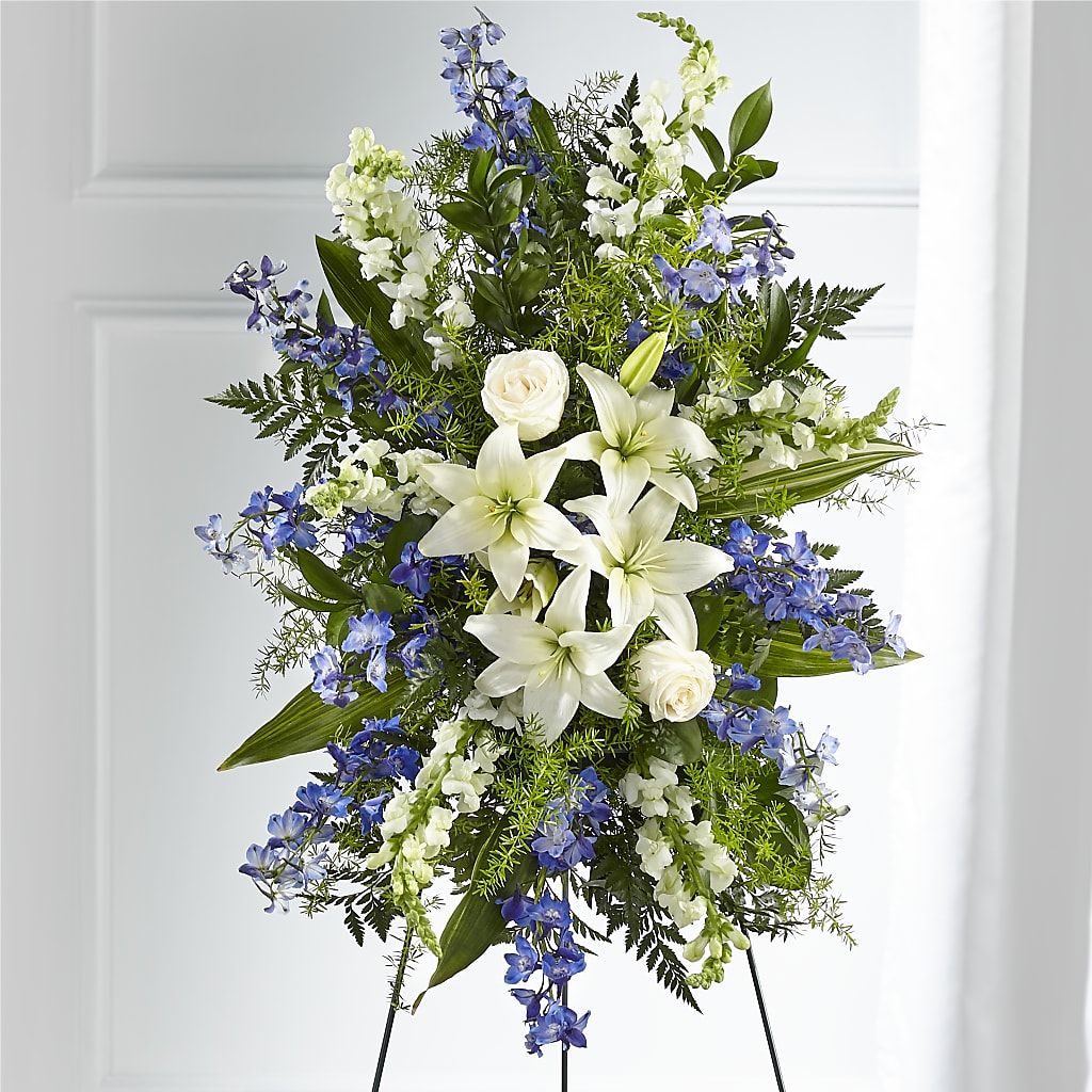 Faithful Friend Standing Spray – FLOWERS BY BAUERS & GREENHOUSE, Jarrettsville MD