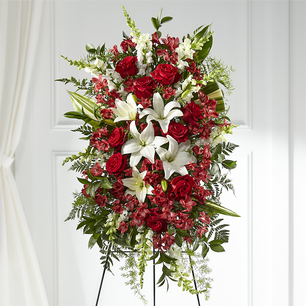 Everlasting Memory Standing Spray – FLOWERS BY BAUERS & GREENHOUSE, Jarrettsville MD