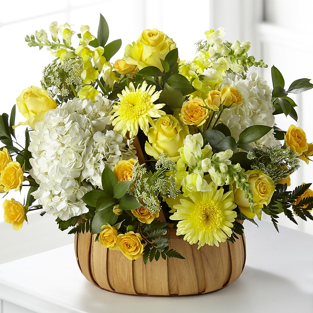 Rustic Remembrance Basket – FLOWERS BY BAUERS & GREENHOUSE, Jarrettsville MD