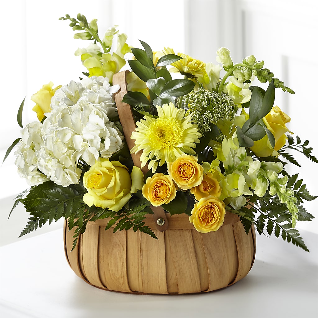 Rustic Remembrance Basket – FLOWERS BY BAUERS & GREENHOUSE, Jarrettsville MD