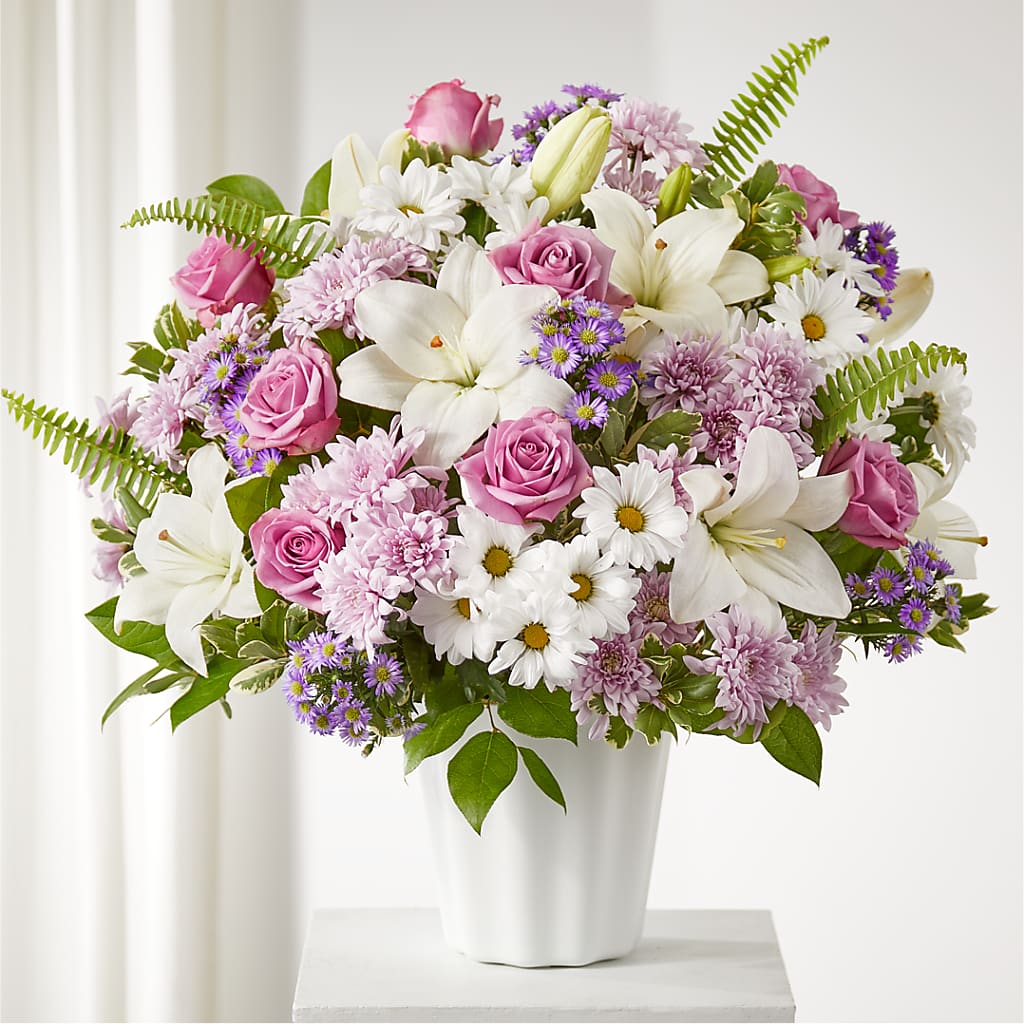 Warmest Thoughts Tabletop Basket – FLOWERS BY BAUERS & GREENHOUSE, Jarrettsville MD
