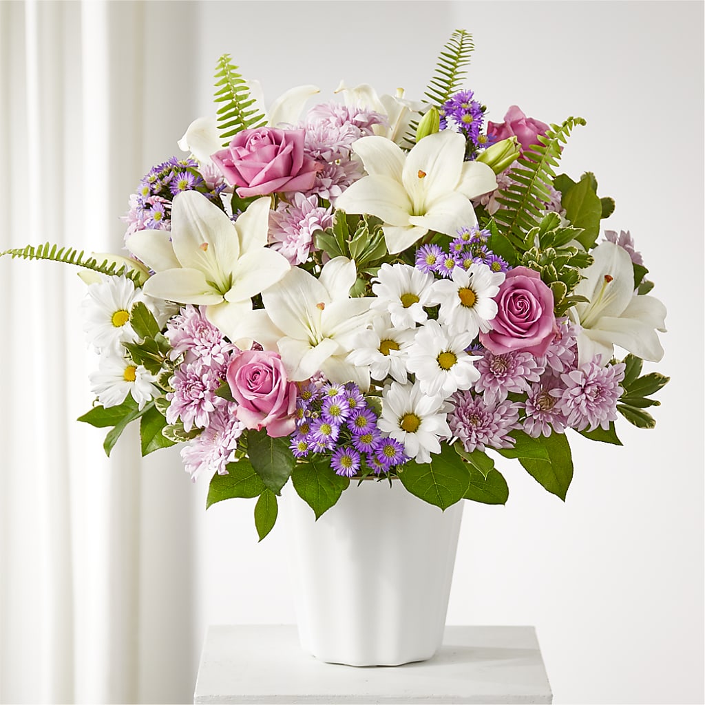 Warmest Thoughts Tabletop Basket – FLOWERS BY BAUERS & GREENHOUSE, Jarrettsville MD