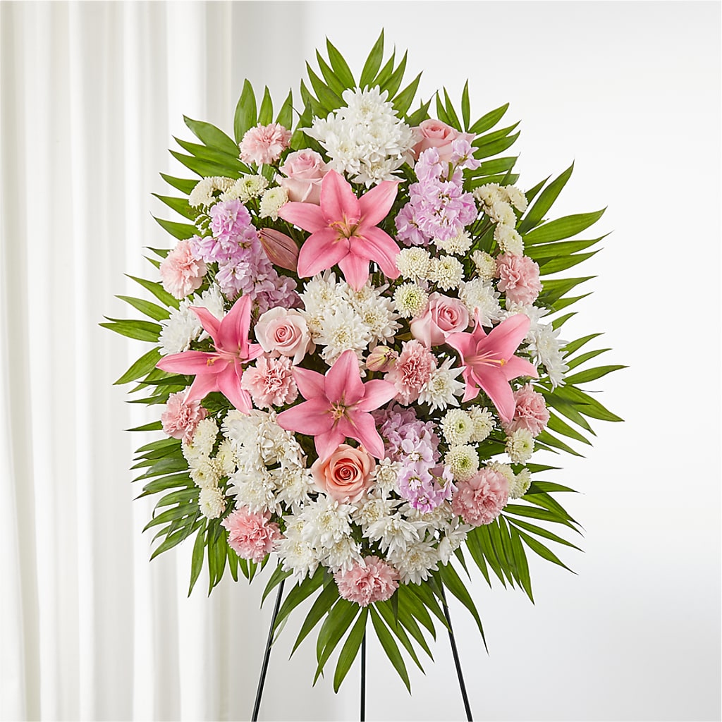 Offering Solace Standing Spray – FLOWERS BY BAUERS & GREENHOUSE, Jarrettsville MD