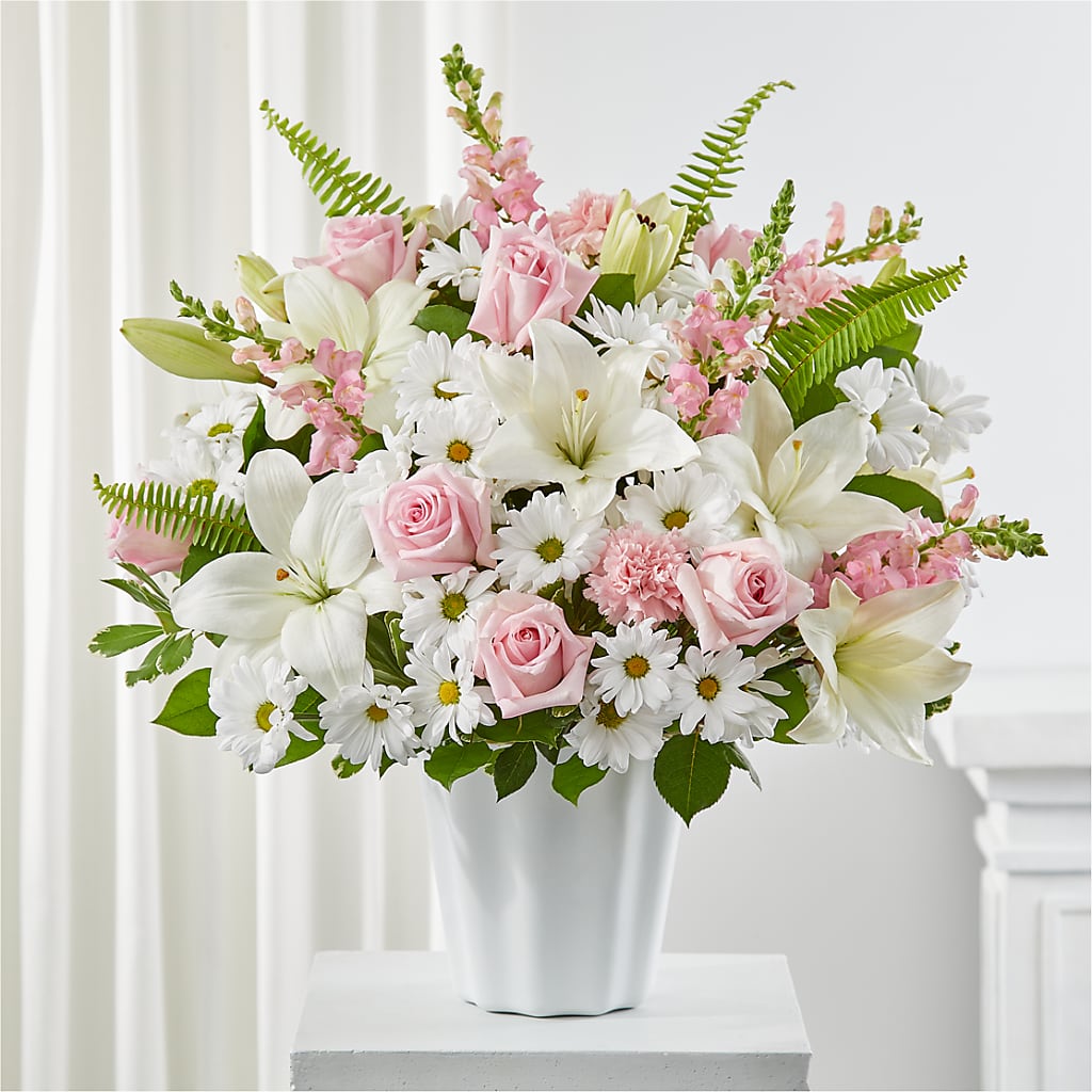Soft Touch Tabletop Basket – FLOWERS BY BAUERS & GREENHOUSE, Jarrettsville MD