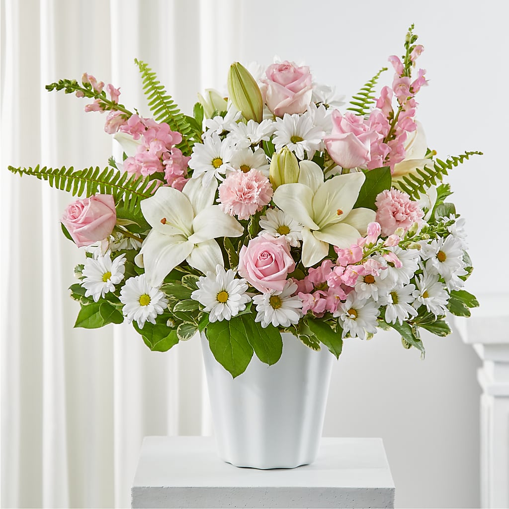 Soft Touch Tabletop Basket – FLOWERS BY BAUERS & GREENHOUSE, Jarrettsville MD