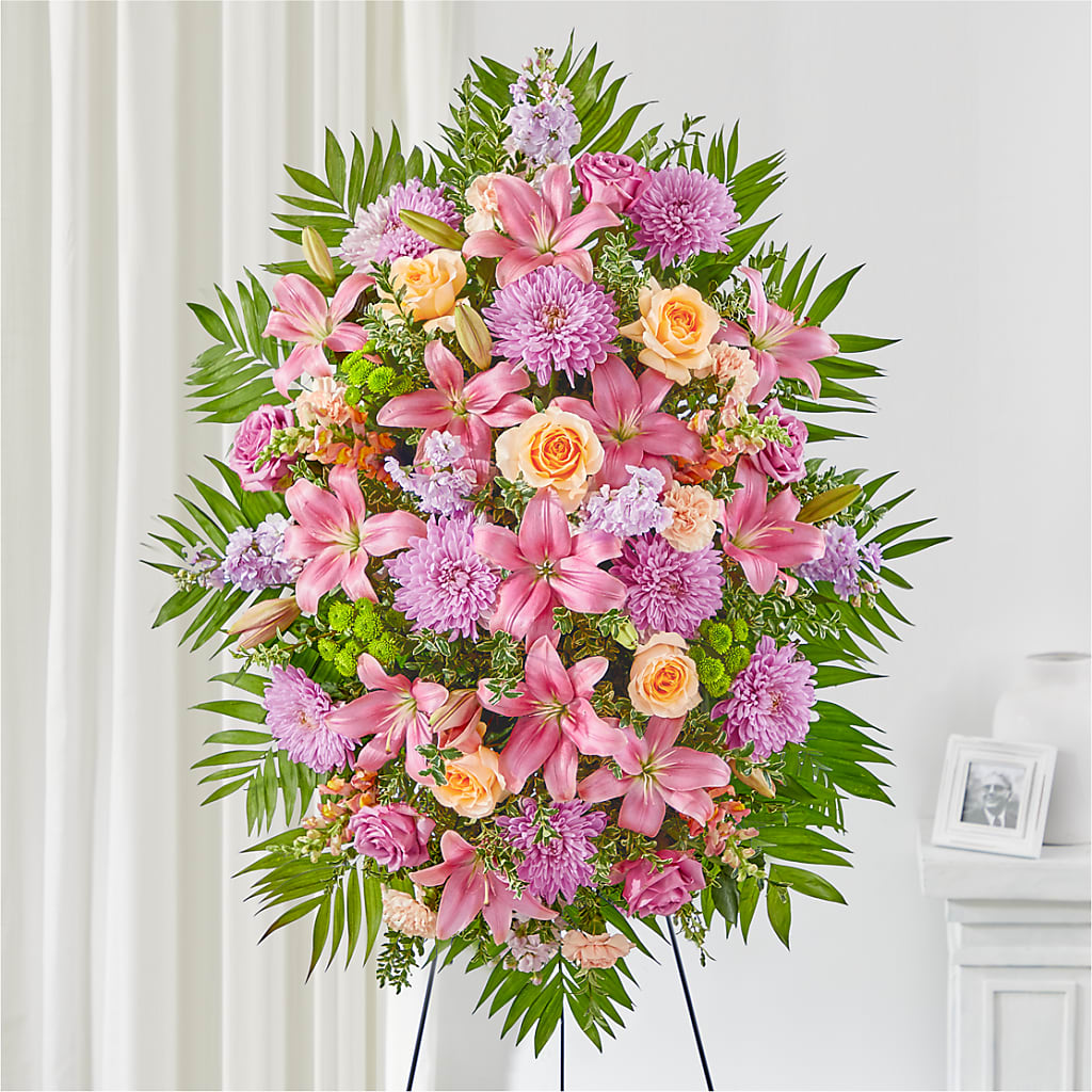 Love & Light Standing Spray – FLOWERS BY BAUERS & GREENHOUSE, Jarrettsville MD