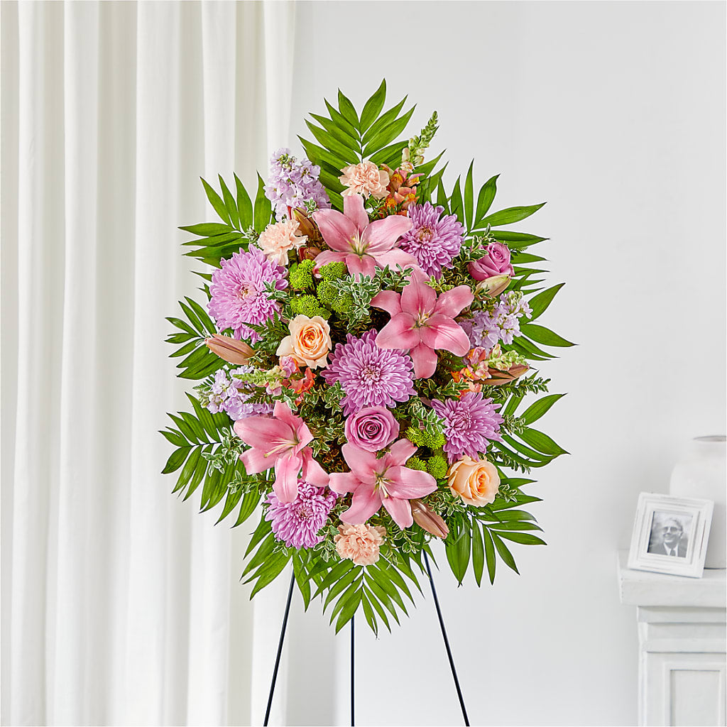 Love & Light Standing Spray – FLOWERS BY BAUERS & GREENHOUSE, Jarrettsville MD