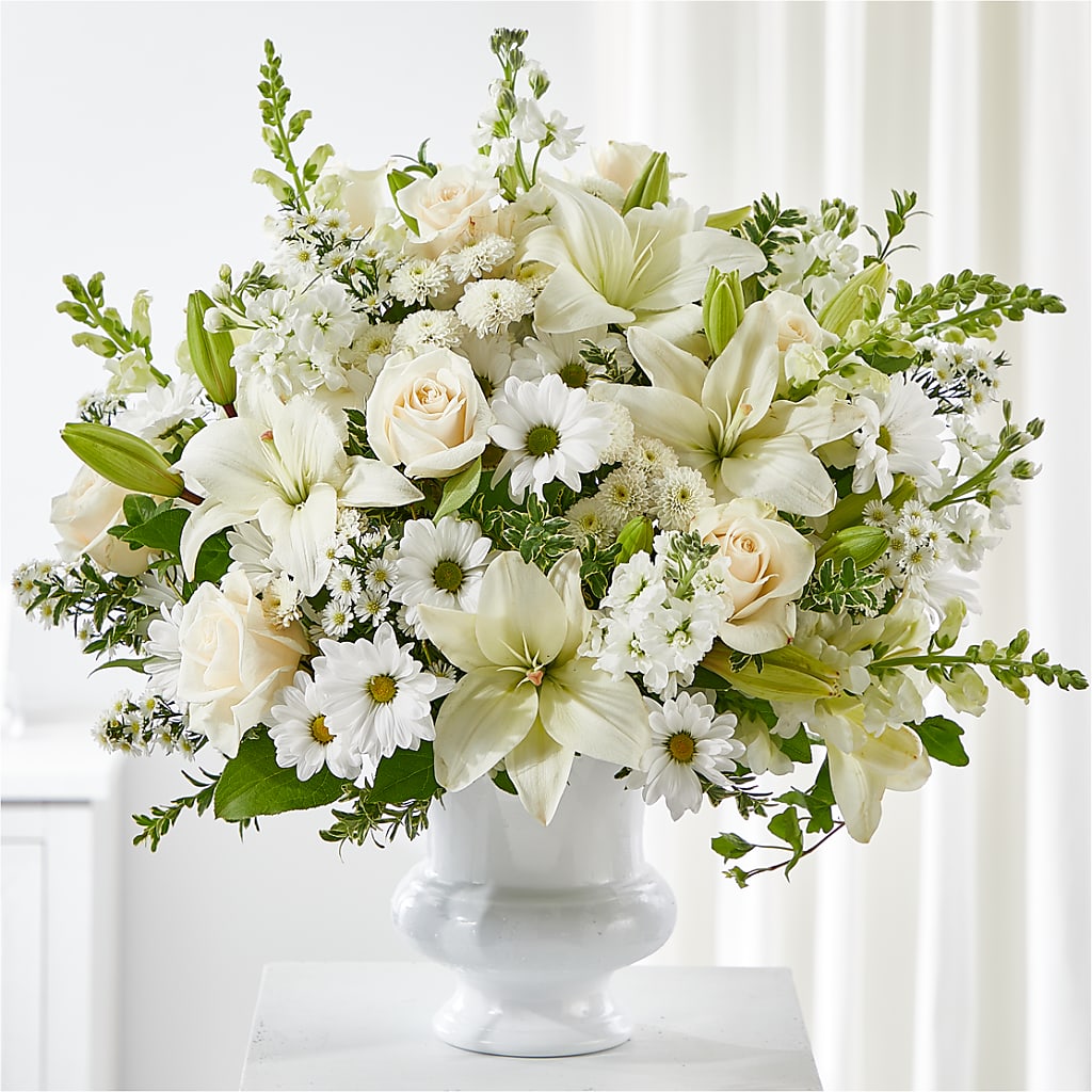 Uplifting Urn Arrangement – FLOWERS BY BAUERS & GREENHOUSE, Jarrettsville MD