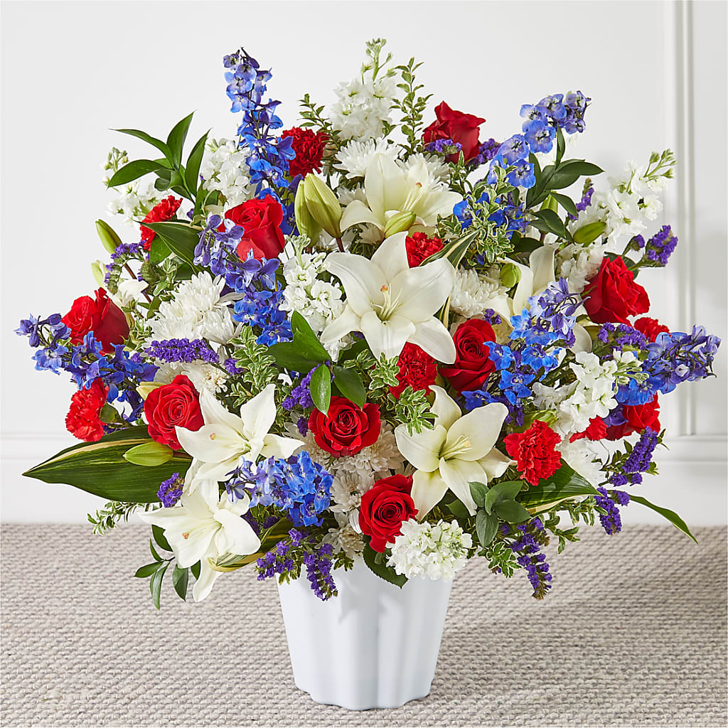 Consoled Floor Basket – FLOWERS BY BAUERS & GREENHOUSE, Jarrettsville MD