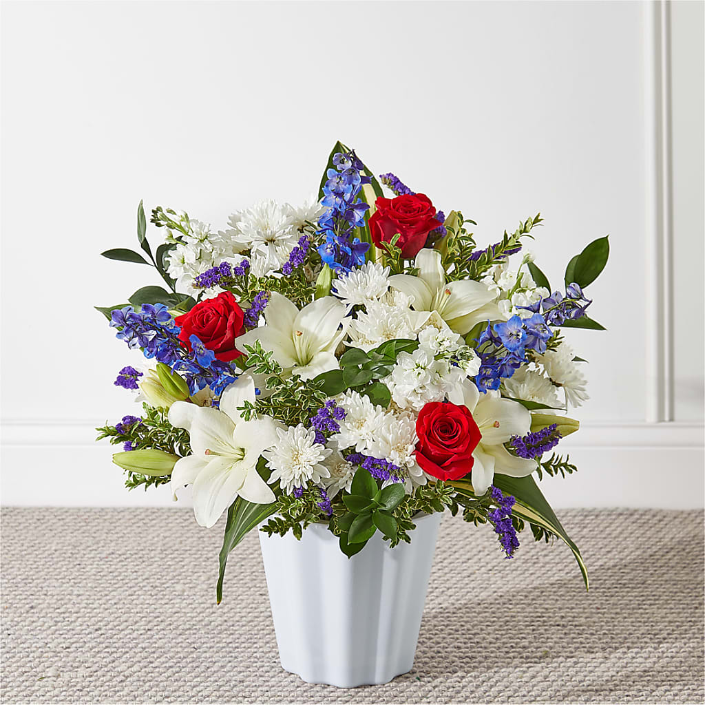 Consoled Floor Basket – FLOWERS BY BAUERS & GREENHOUSE, Jarrettsville MD