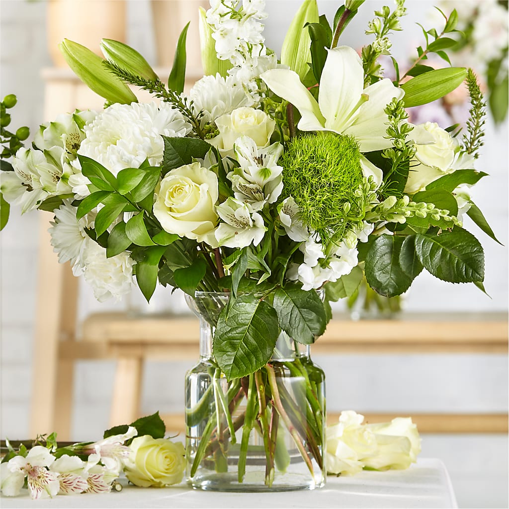Classic Ivory – A Florist Original – FLOWERS BY BAUERS & GREENHOUSE, Jarrettsville MD