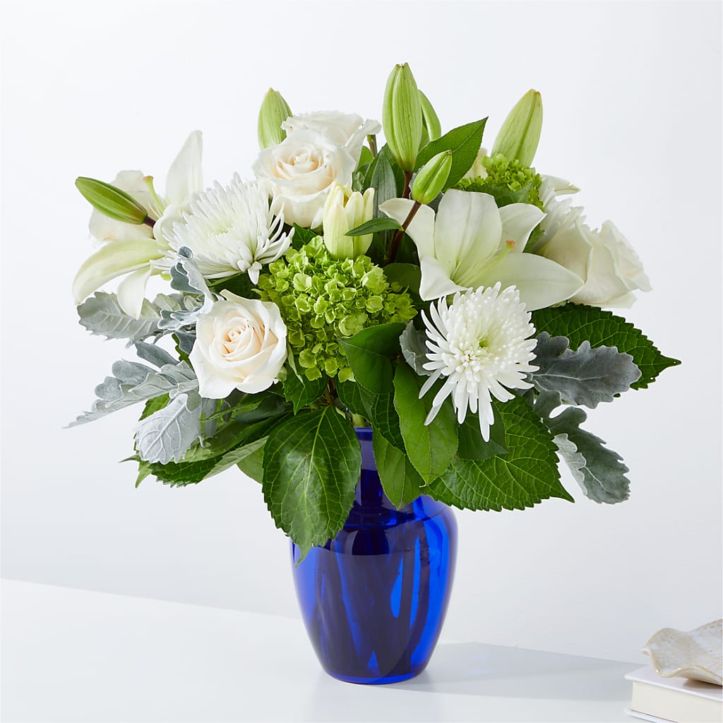 Snowy Dreams Bouquet – FLOWERS BY BAUERS & GREENHOUSE, Jarrettsville MD