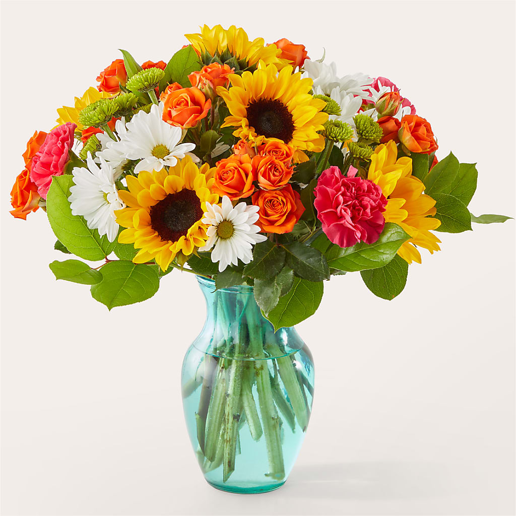 Sun-drenched Blooms Bouquet – FLOWERS BY BAUERS & GREENHOUSE, Jarrettsville MD