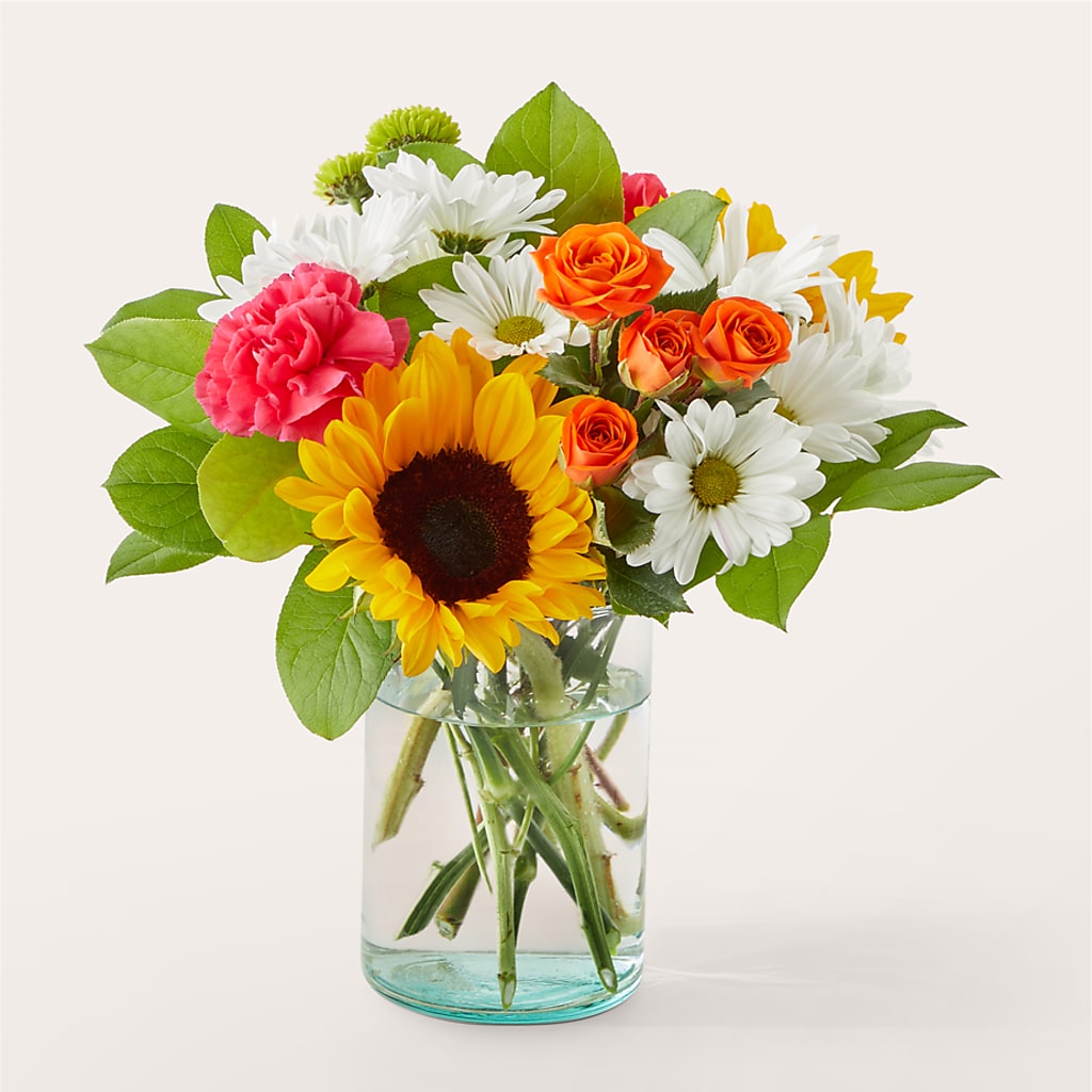 Sun-drenched Blooms Bouquet – FLOWERS BY BAUERS & GREENHOUSE, Jarrettsville MD