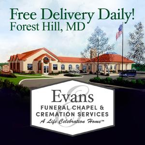 FREE DELIVERY DAILY! Evans Funeral Chapel Forest Hill