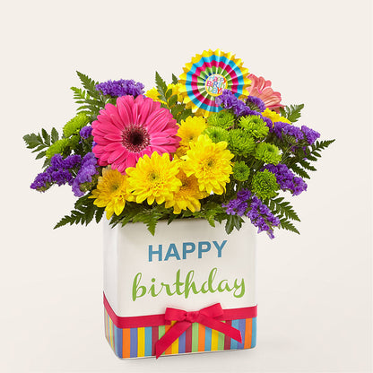 Birthday Brights Bouquet – FLOWERS BY BAUERS & GREENHOUSE, Jarrettsville MD