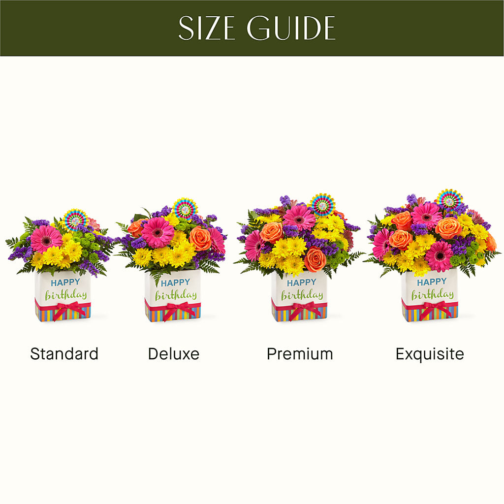 Birthday Brights Bouquet – FLOWERS BY BAUERS & GREENHOUSE, Jarrettsville MD