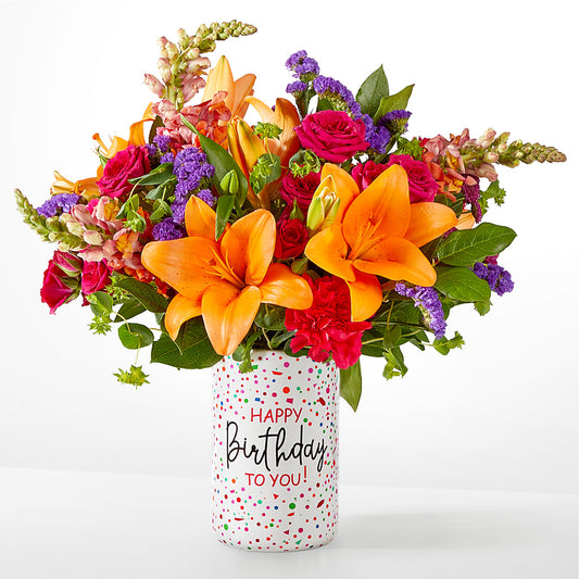 Birthday Palooza Bouquet – FLOWERS BY BAUERS & GREENHOUSE, Jarrettsville MD