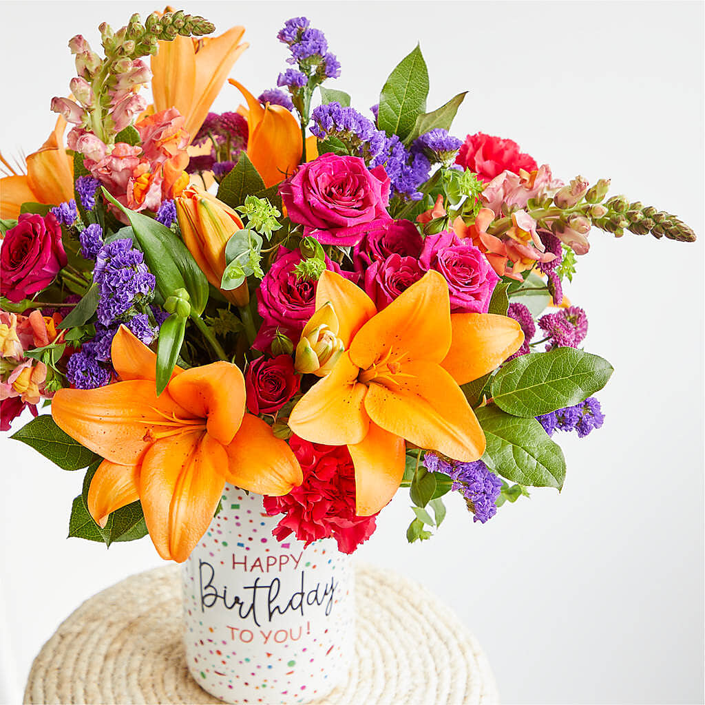 Birthday Palooza Bouquet – FLOWERS BY BAUERS & GREENHOUSE, Jarrettsville MD