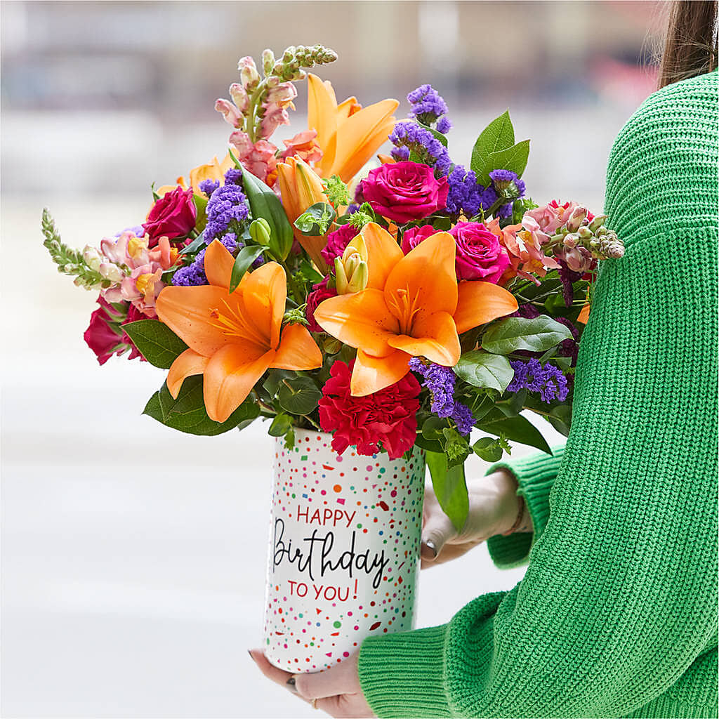 Birthday Palooza Bouquet – FLOWERS BY BAUERS & GREENHOUSE, Jarrettsville MD